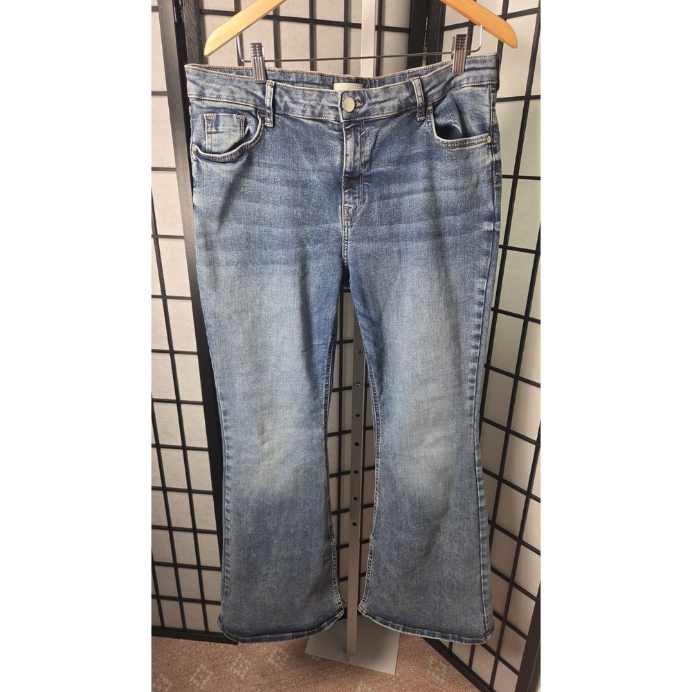 River‎ Island Y2k Flare Split Hem Boho Festival Size 14US 18UK